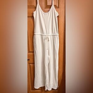 Universal Thread Cream Wide Leg Jumpsuit